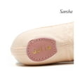 thumbnail image 6 of Pack of 2 Pairs – Sansha Soft Leather Ballet Shoes S25C “JULIA” – Split Sole | Light tan | US Women 2.5-3 M | Women’s Dance Practice Flats, 6 of 6