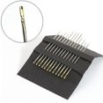thumbnail image 1 of Sewing Needles Tail Side Big Mouth Opening Hole Hand Paper Box Home DIY Elderly Blind Multi-size Embroidery Needles Darning Set, 1 of 5