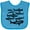 Turquoise, variant on Inktastic Types of Sharks Boys or Girls Baby Bib