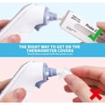 thumbnail image 5 of Paquete de 200 fundas para termómetro de oído para todos los modelos de termómetro Braun, fundas desechables para termómetro de oído para Braun (200), 5 of 5