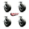 thumbnail image 2 of BBQ Smoker Grill Flat Free All Terrain 10 Inch Swivel Caster Set– Service Caster, 2 of 2