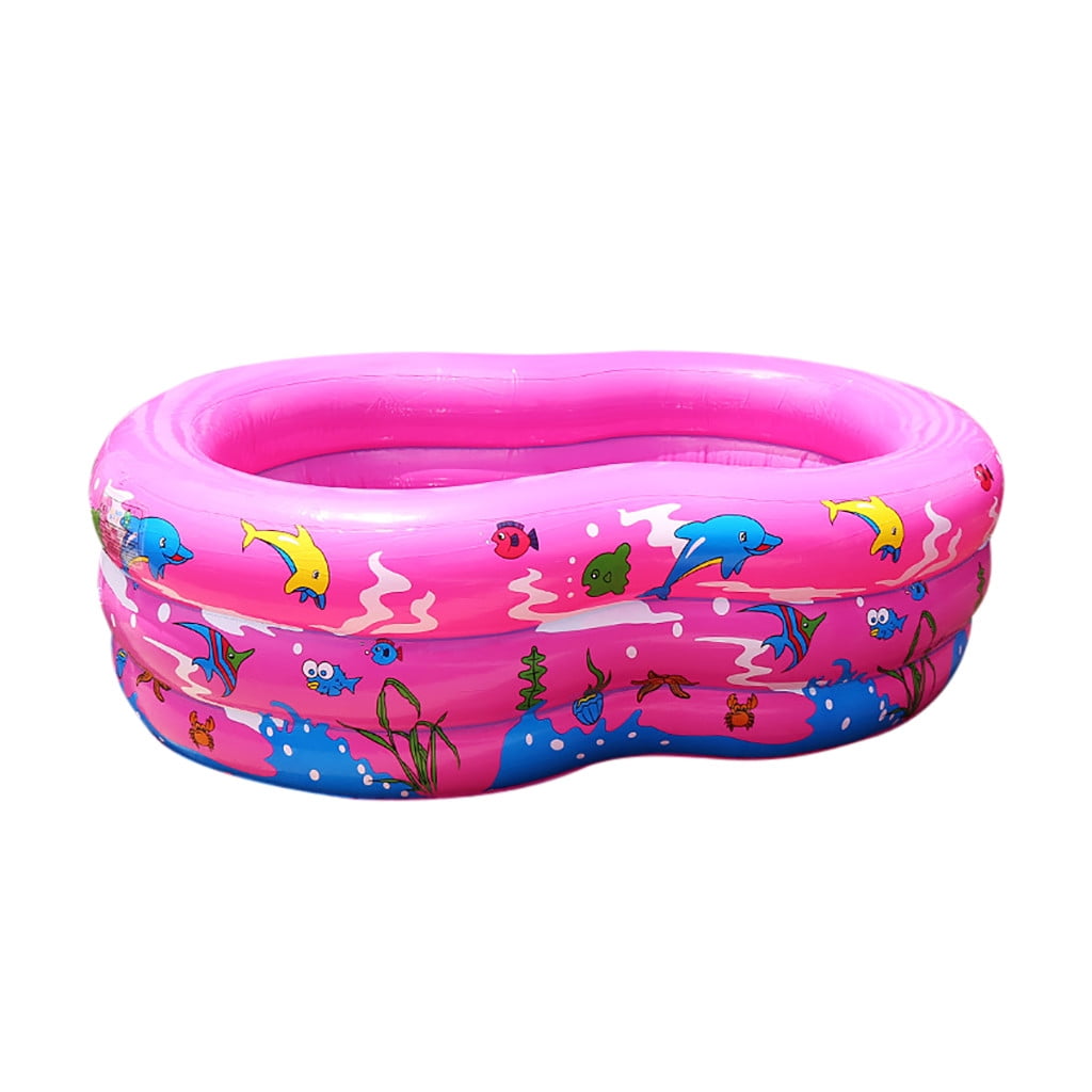 pink blow up pool