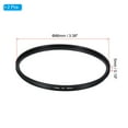 thumbnail image 2 of Uxcell Filtre d'Objectif MCUV Protection de Caméra avec Revêtements Multi-Couches 86mm HD Hydrophobe Résistant aux Rayures 2 Pcs, 2 of 7
