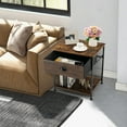thumbnail image 3 of Gymax 2-tier Nightstand Bedside End Sofa Coffee Table for Bedroom Living Room, 3 of 10