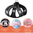 thumbnail image 3 of Soft Small Dog Harness and Leash Set Mesh Puppy Harnesses Leash Easy Walk Dog Harness Vest Adjustable Reflective No Pull Dog Harnesses for Small Dogs Cats, 3 of 7