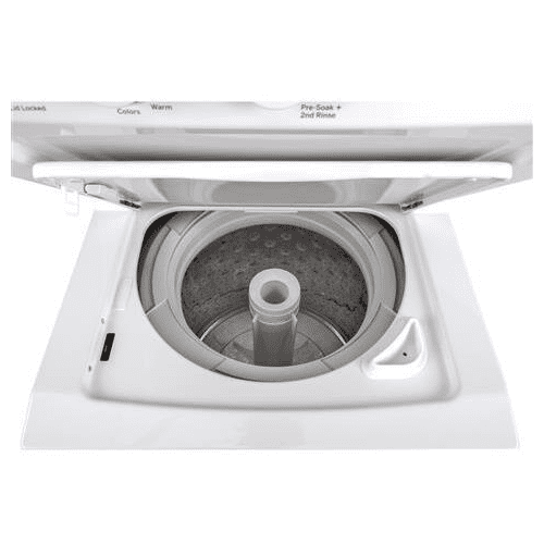 GE GUD24ESSMWW 24 inch White Electric Washer/Dryer Stacked Laundry Center