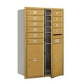 thumbnail image 3 of Salsbury Industries Recessed USPS 13 Door Front Load 4C Horizontal Mail Center with 1 Parcel Locker, 3 of 4