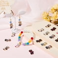 thumbnail image 4 of 1 caja de 32 dijes de gato de 8 colores, a granel, lindos dijes de gatito, aleación de esmalte, impresión de gatos, animales pequeños, mascotas, mini dijes, 4 of 6