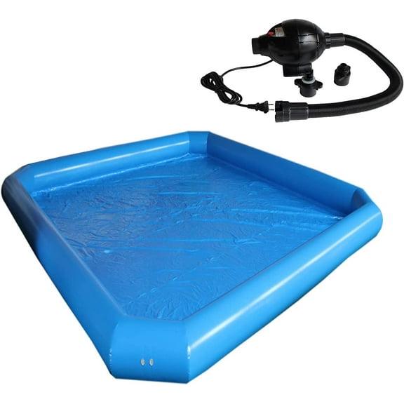 PreAsion PVC Inflatable Pool Outdoor Play Swimming Pool for Water Walking Ball with One Blower