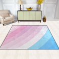 thumbnail image 2 of Yayeee Area Rugs for Living Room 6.7'x4.8' Non Slip Washable Bedroom Floor Carpet, Pink Gradient, 2 of 5