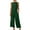 Green, variant on kakina CMSX Women's 2 Piece Outfit,Fashion Loose Round Neck Sleeveless Tank Top and Elastic Waist Wide Leg Pants Casual Solid Color Sets