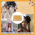 thumbnail image 7 of DESIGNICE Hair Braid Rings Hair Cuffs Set,Alloy Hair Jewelry for Braids,Flexible Opening Dreadlock Accessories,Hair Cuffs for Woman and Man,250Pcs,Gold, 7 of 7