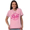 thumbnail image 4 of Breast Cancer Fight Warrior Courage Women's Graphic T Shirt Tees Brisco Brands S, 4 of 6