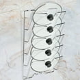thumbnail image 2 of Estante de almacenamiento para gabinete de cocina de pared o puerta para tapas de ollas y sartenes, 2 of 14