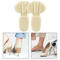 thumbnail image 4 of yuksok 2 in 1 Heel Cushion Pads Anti Slip Oversized Shoes Shoe Pad Shoe Grips Liner Beige Petals, 4 of 9