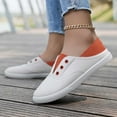 thumbnail image 6 of Comfortable Clogs for Women Slip On Casual Shoes Indoor & Outdoor Women's Casual On Shoes Comfortable Flat Breathable Fabric Loafers For Daily Wear Lightweight Walking Sneakers, 6 of 9