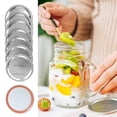 thumbnail image 5 of 50PCS Jar Lids Wide Mouth Canning Lids Reusable Metal Canning Jar Leak-Proof Split-Type Canning Caps 70mm, 5 of 8