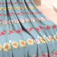 thumbnail image 3 of Pioneer Flower Blanket,Comfortable Soft Flannel Throw Blanket,All Season,Warm Lightweight Blankets for Sofa Bed Couch Living Room Chair,60"x80"(150x200cm), 3 of 4