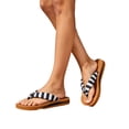 thumbnail image 5 of Arch Support Flip Flops for Women, Orthotic Thong Sandals with Yoga Mat Cushion and Contoured Midsole, Slip On Summer Beach Walking Sandals, Lightweight Indoor Outdoor Brown 39, 5 of 6