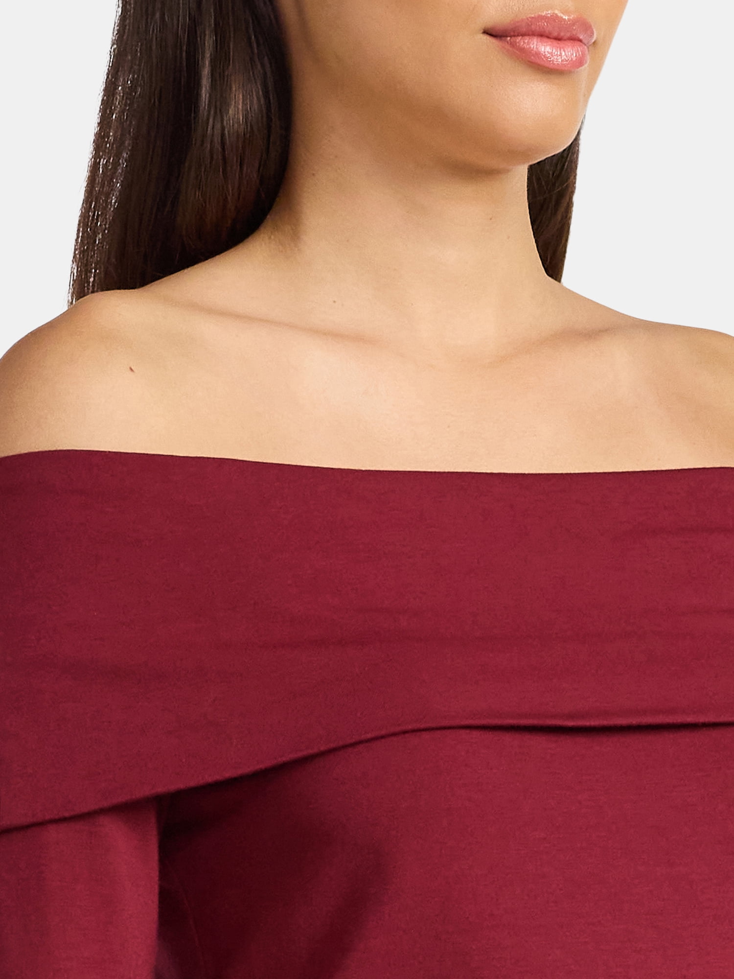 Time and Tru Off the Shoulder Top, Sizes XS-XXXL