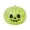 Green, variant on Kumdkdwn Mini Halloween Pumpkin Decoration, Cute Plastic Tabletop Ornament with Playful Face, 3.94x3.15x2.36in Small Fall Harvest Accent for Home Party Decor, Shelf, Desk Display