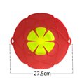thumbnail image 2 of 2Pcs Silicone Pan Lid 10"&11.5" Splatter Guard Pots Boil Over Safeguard Multi-Function Kitchen Tool(Green,Red), 2 of 5