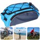 thumbnail image 2 of Almacenamiento Para Bicicleta De Montaña, Bolsa De Nailon, Estante Trasero Para Artículos De Bicicleta, Paquete De Equipaje (Gris Azul) Guardurnaity OD003967-00, 2 of 7
