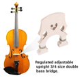 thumbnail image 2 of Standard Maple Bridge Replacement Part For Double Bass Adjustable Bass Bridge,3/4 Size, 2 of 5