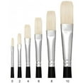 thumbnail image 5 of Trekell Hog Bristle Long Handle Artist Brush - Size #2 Flat, 5 of 7