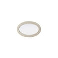 thumbnail image 6 of Elegant Decor Oval Cornhusk Mirror 24x42 in Linen White, 6 of 10