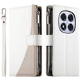 thumbnail image 1 of Funda cartera GANGXUN para Xiaomi Redmi Note 14 Pro Plus 5G , cuero PU con tarjetero, cremallera, correa de mano, soporte y protección 1281°, 1 of 6