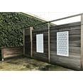thumbnail image 5 of VIMA Pineapples Decorative Wall Panel - PVC Board with Private Screen Fence Design, 48"L x 24"W x 3/8" Thick, White Color - Lightweight, Durable, Easy to Install for Home Renovation & Wall Decor, 5 of 6