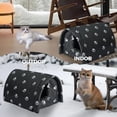 thumbnail image 3 of QAVILFLY Casa para gatos al aire libre, resistente a la intemperie, plegable, refugio para gatos cal, 3 of 7