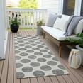 thumbnail image 6 of Addison Rugs Chantille Indoor/Outdoor Transitional Circles Gray Washable Runner Rug, 2'3" x 7'6", 6 of 6