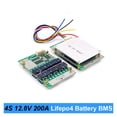 thumbnail image 3 of 12.8V 4S 200A BMS Protection Board With 1.2A 3A 6A Active Balancer For 3.2V 100Ah 200Ah 280Ah 320Ah Battery Use ,Long Lasting, 3 of 7