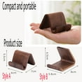 thumbnail image 3 of Phone Stand,Portable Walnut Wood Desk Phone Holder for Bed Compatible with Smartphone Aesthetic Office Decor, 3 of 8