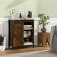 thumbnail image 2 of Costway 32" Farmhouse Accent Storage Cabinet with Sliding Barn Door & Adjustable Shelves, 2 of 10