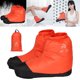 thumbnail image 4 of Plumón Calcetines Botas Térmicas A Prueba Viento Cubre Pies para Hombres Mujeres (Naranja M), 4 of 9