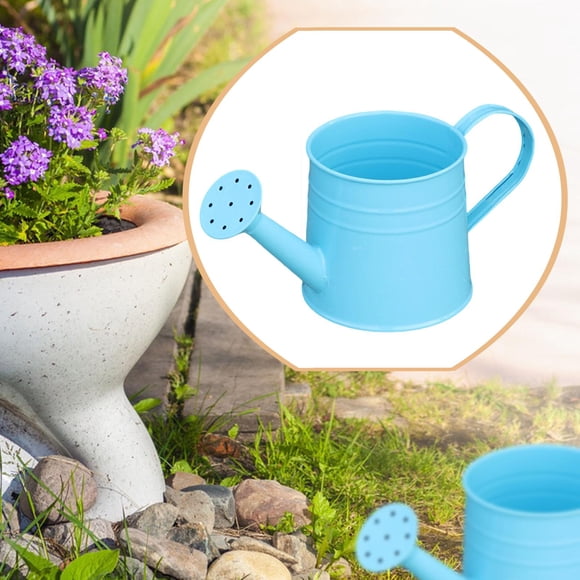 DYNWAVECA Arrosoir Poignée Ergonomique Pot de Jardin pour Intérieur Extérieur Balcon Bleu