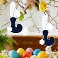 thumbnail image 5 of Easter Wooden Bunny Ear Letter Ornament L - Cute Handmade Wood Ornament, Festive Durable Hanging Decor for Easter Home & Party, Bunny Ear Letter Decor for Spring Holiday, L, 1pc, 5 of 6