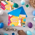 thumbnail image 1 of Wanfds 10 Piece Happy Easter Cards Colorful Eggs Rabbits For 2025 Easter Assortment Note Card Spring Greeting Cards For Party Spring Holiday 5 Designs For Gifts(E), 1 of 6