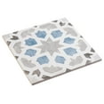 thumbnail image 4 of SAMPLE-Luv Charmed Blue 8-in. Encaustic Matte Porcelain Wall and Floor Tile, 4 of 7