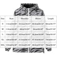 thumbnail image 3 of Stamzod Windbreaker Jackets for Men Long Sleeve Hooded Reflective Jacket Outdoor Night Cycling Running Safety Coats Gray W M, 3 of 9