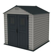 DuraMax 7ft x 7ft StoreMax Plus Vinyl Shed with Molded Floor