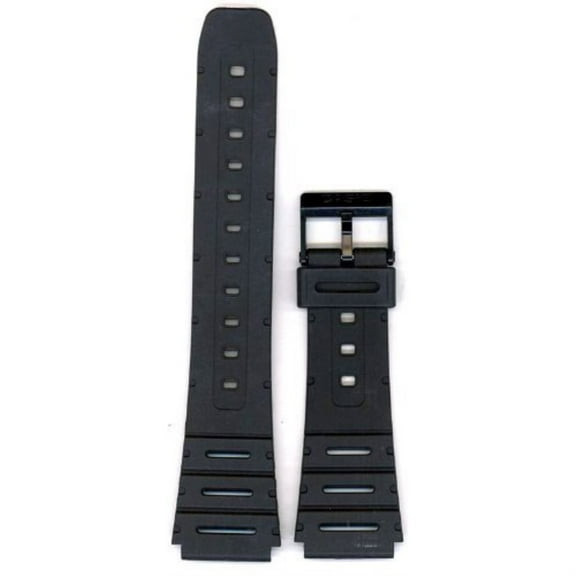 casio 71604130 genuine factory replacement resin band fits ca-53w-1 ca-61w-1 ft-100w-1 w-520u-1 w-720-1 w-720g-9