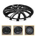 thumbnail image 1 of unbranded 2Ud Tapas Decorativas De 14 Pulgadas Color Negro Material Resistente Y Duradero, 1 of 8