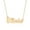 Olivia, variant on Claire Necklace Custom Name Necklace Personalized 14K Gold Plated Claire Name Plate Necklace Personalized Name Necklace for Women