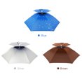 thumbnail image 7 of Tomshine Double Layer Umbrella Hat Women Men Folding Sun Rain with Adjustable Head Band for Fishing Camping Hiking, 7 of 7