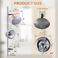 thumbnail image 6 of Wowow Single Handle 5-Spray Tub and Shower Faucet 1.8 GPM with High Pressure Showerhead in Polished Chrome (Valve Included), 6 of 8