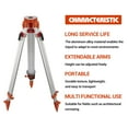 thumbnail image 1 of GloryStar Laser Level Tripod, Heavy Duty Construction Engineering Tripod With 5/8"-11 Thread Flat Head, Suitable For Various Levels And Theodolites, Easy To Transport, 1 of 7